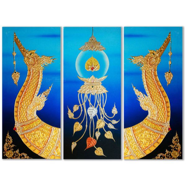 Bangkok Painting Animal Artwork Royal Thai Supannahong