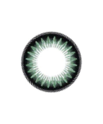 Wholesale Contact Lens Geo Burst Green Wco-243 Green Contact Lens