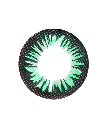 Wholesale Contact Lens Vassen Rainbow Green Contact Lens - 50 Pairs